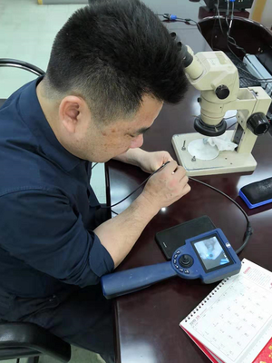 工業(yè)內窺鏡芯片行業(yè)服務現(xiàn)場——芯片壓膠設備檢測與套筒技術咨詢